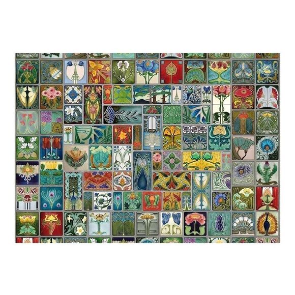 Cobble Hill Tile Work 2000 pc Jigsaw Puzzle - Picture 3 of 8